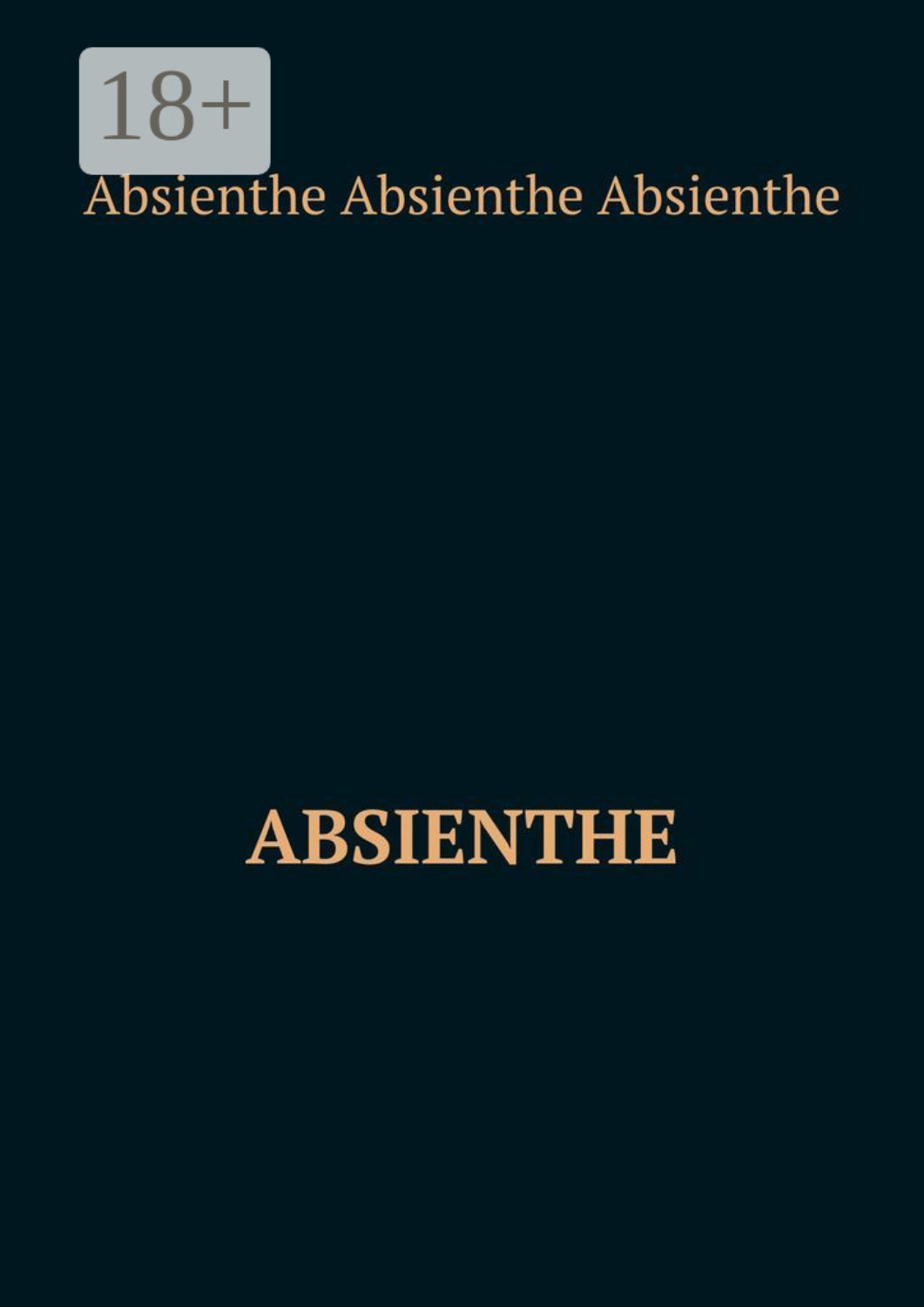 Обложка книги «Absienthe»