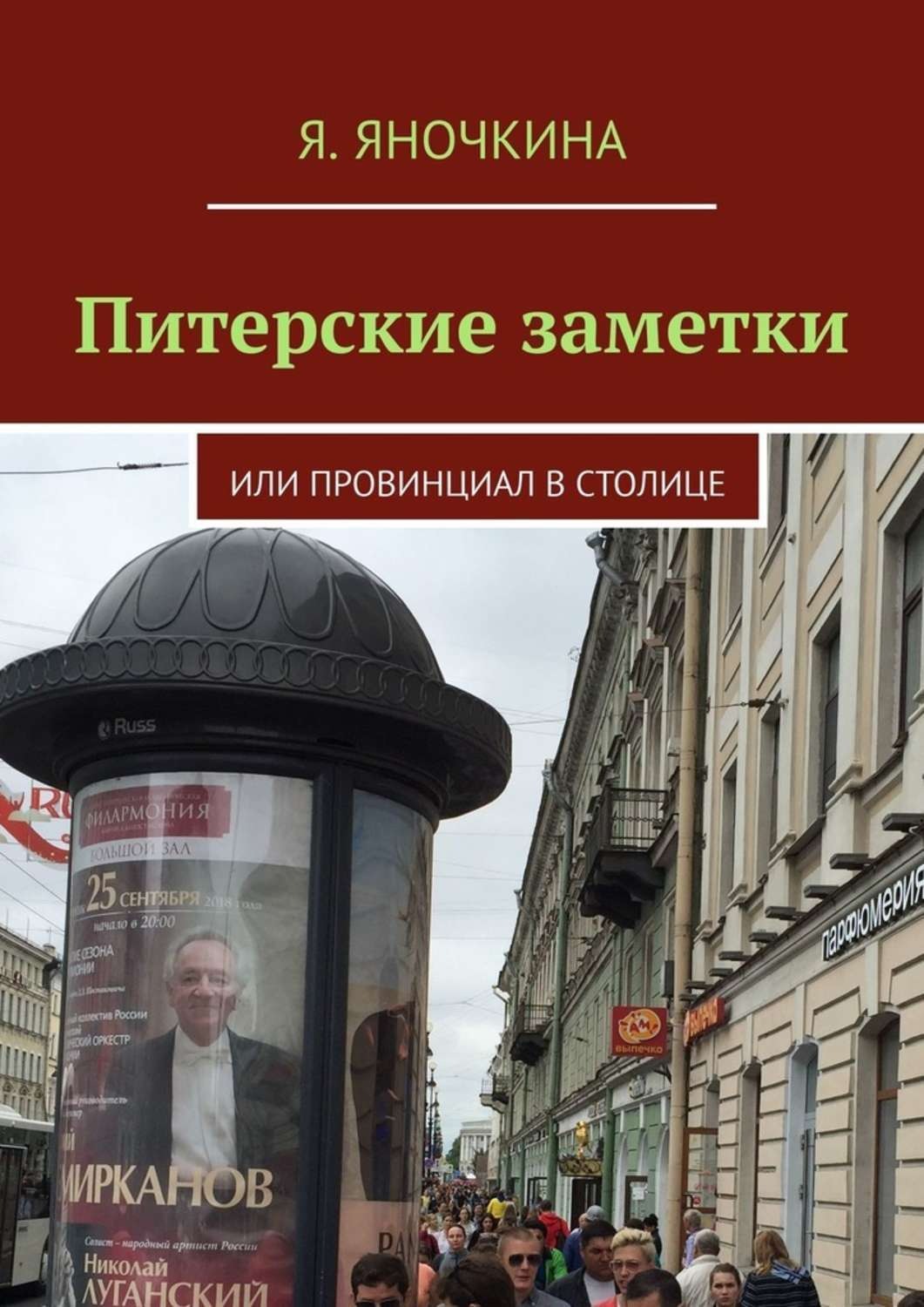 Обложка книги «Питерские заметки. Или провинциал в столице»