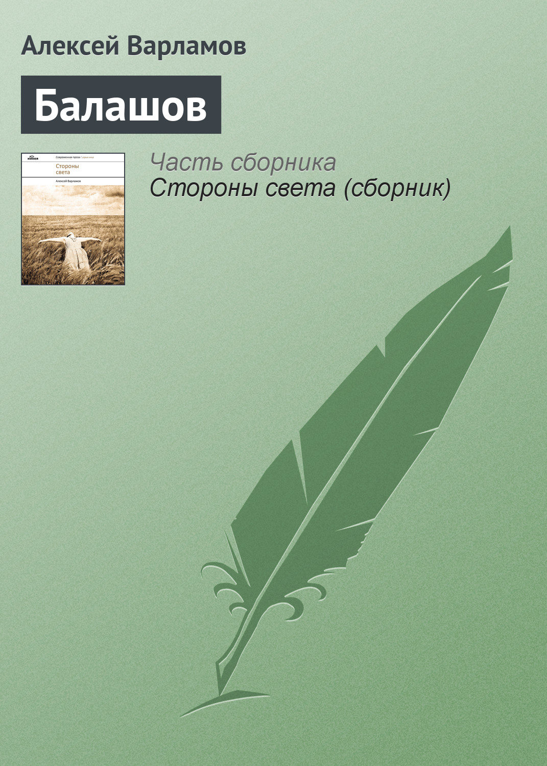 Обложка книги «Балашов»