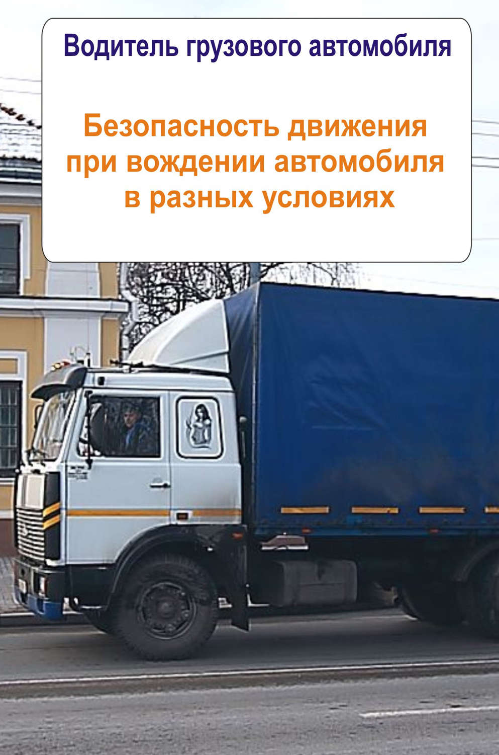 Обложка книги «Грузовые автомобили. Безопасность движения при вождении автомобиля в разных условиях»