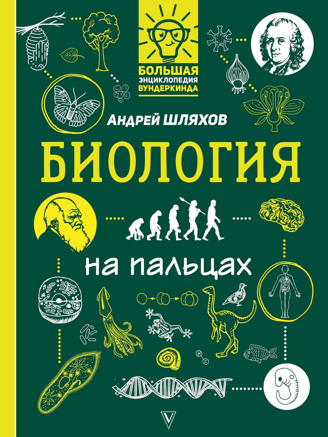 Обложка книги «Биология на пальцах в иллюстрациях»