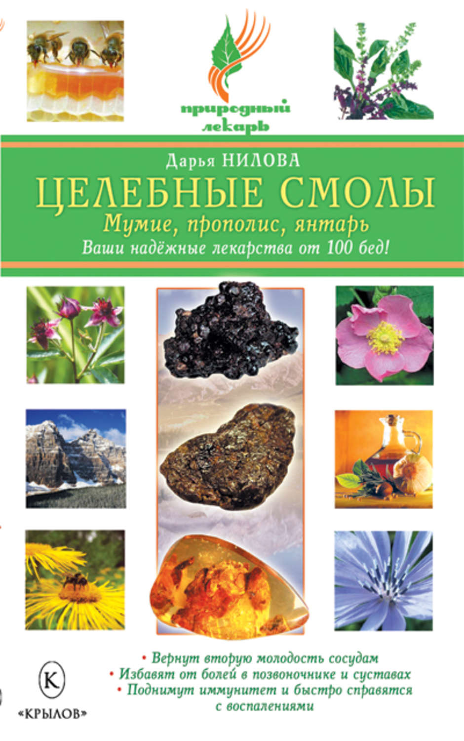 Обложка книги «Целебные смолы: мумие, прополис, янтарь»