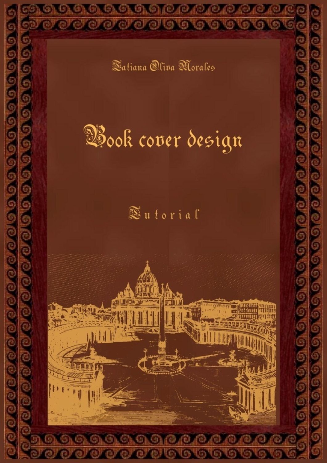 Обложка книги «Book cover design. Tutorial»