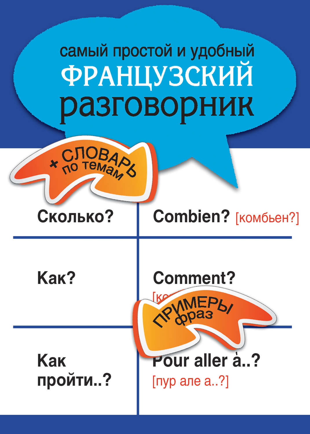 Обложка книги «Самый простой и удобный французский разговорник»