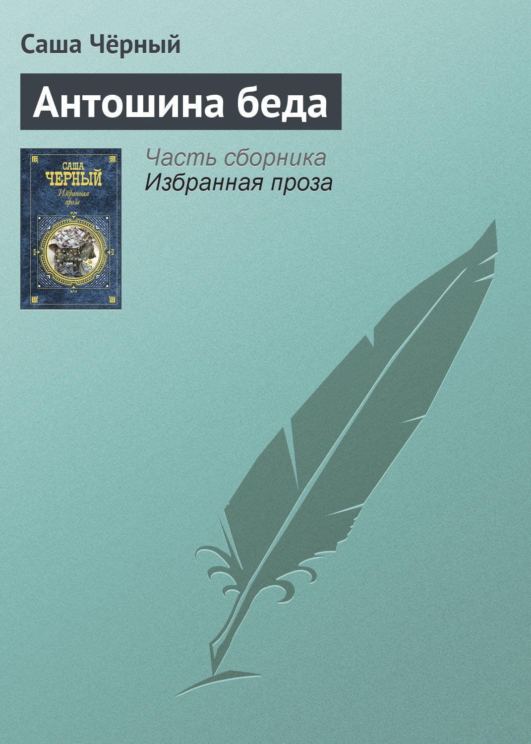 Обложка книги «Антошина беда»