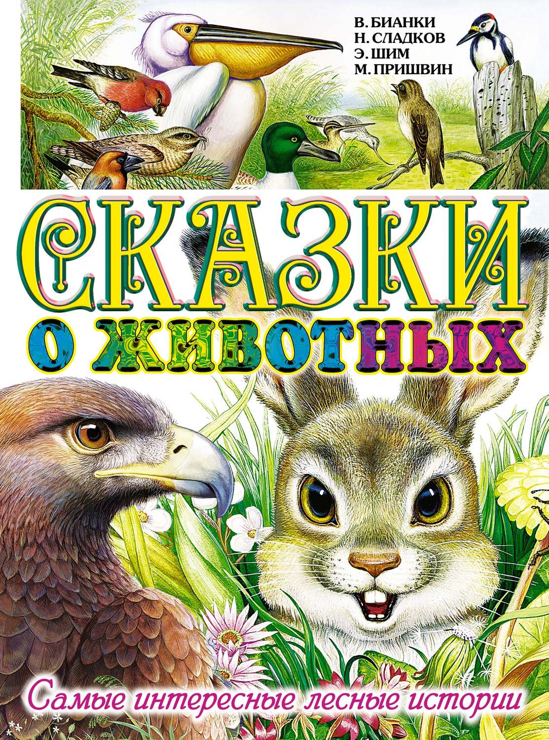 Обложка книги «Сказки о животных. Самые интересные лесные истории»