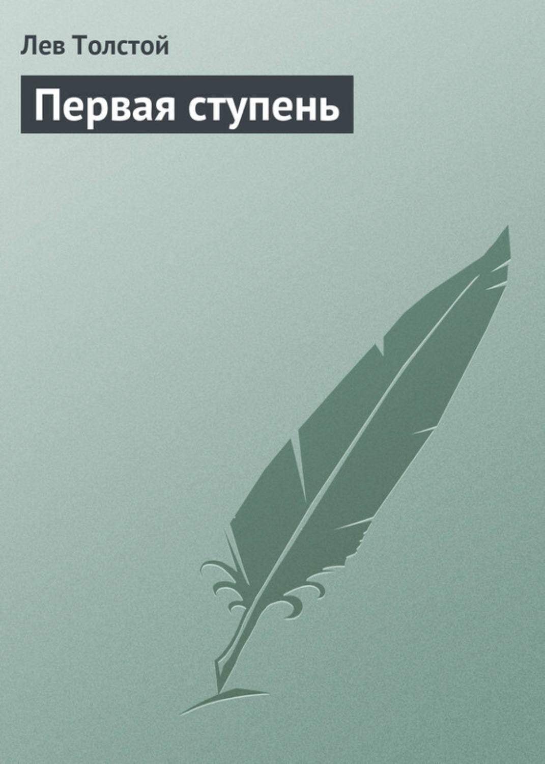 Обложка книги «Первая ступень»