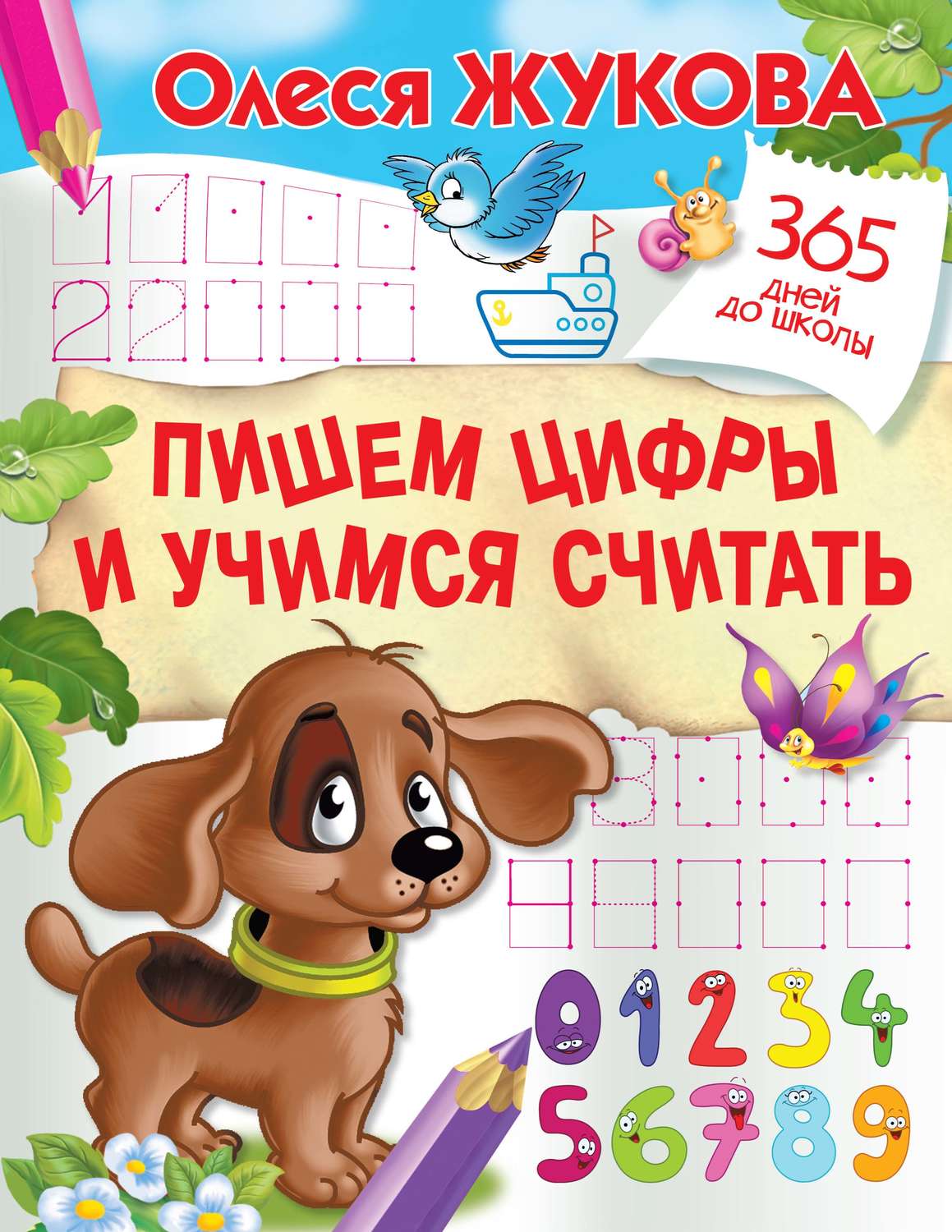 Обложка книги «Пишем цифры и учимся считать»