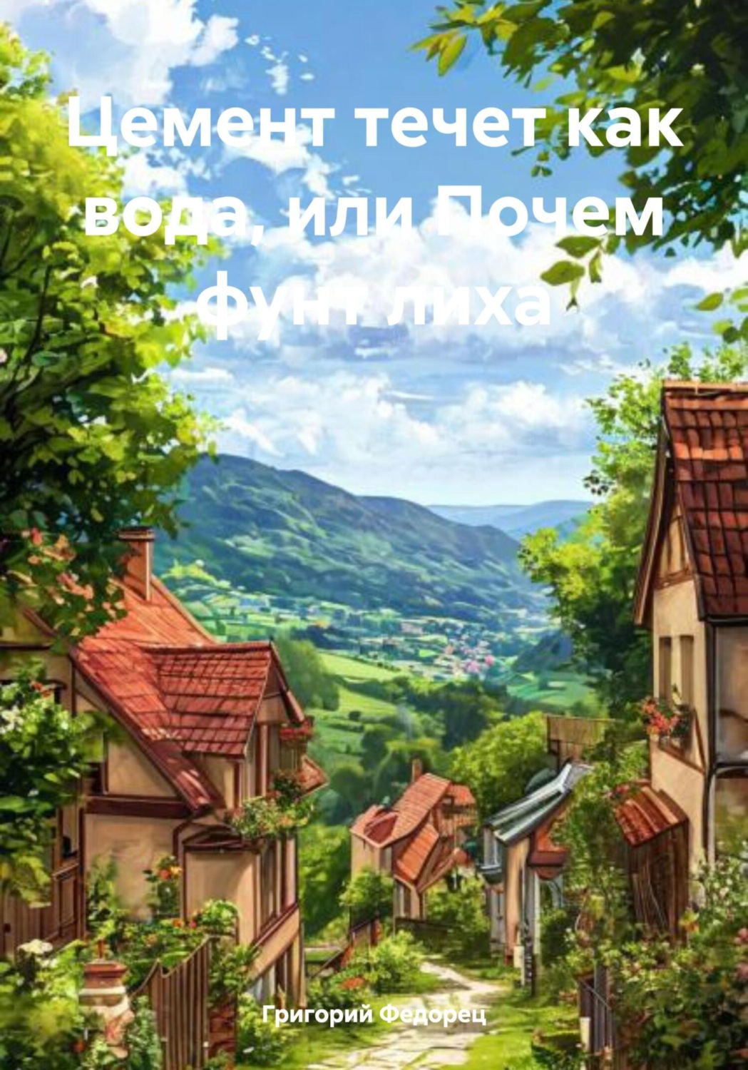 Обложка книги «Цемент течет как вода, или Почем фунт лиха»