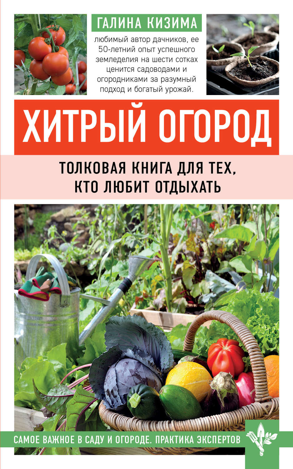 Обложка книги «Хитрый огород. Толковая книга для тех, кто любит отдыхать»