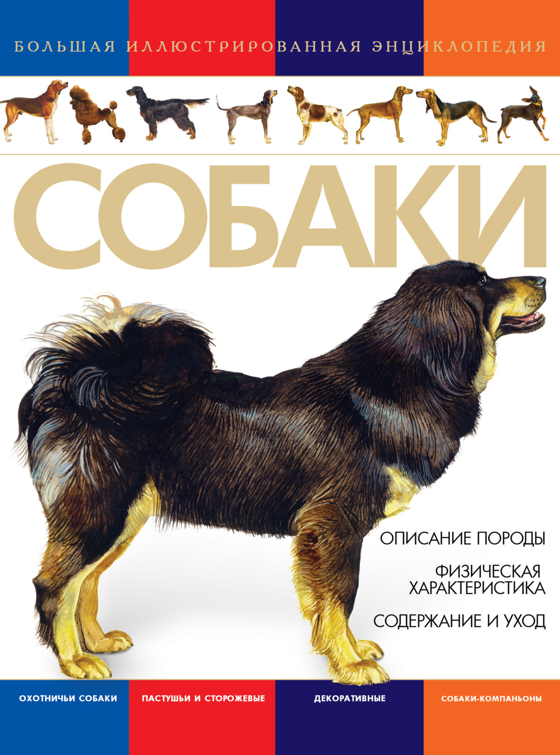 Обложка книги «Собаки. Большая иллюстрированная энциклопедия»