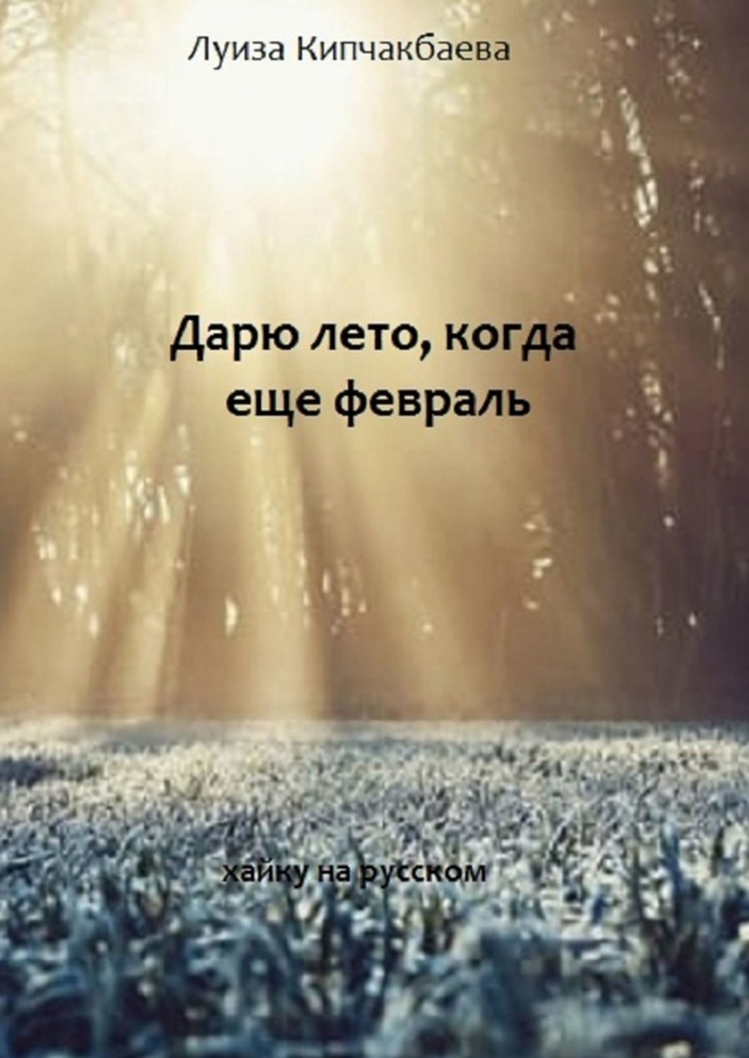 Обложка книги «Дарю лето, когда ещё февраль»