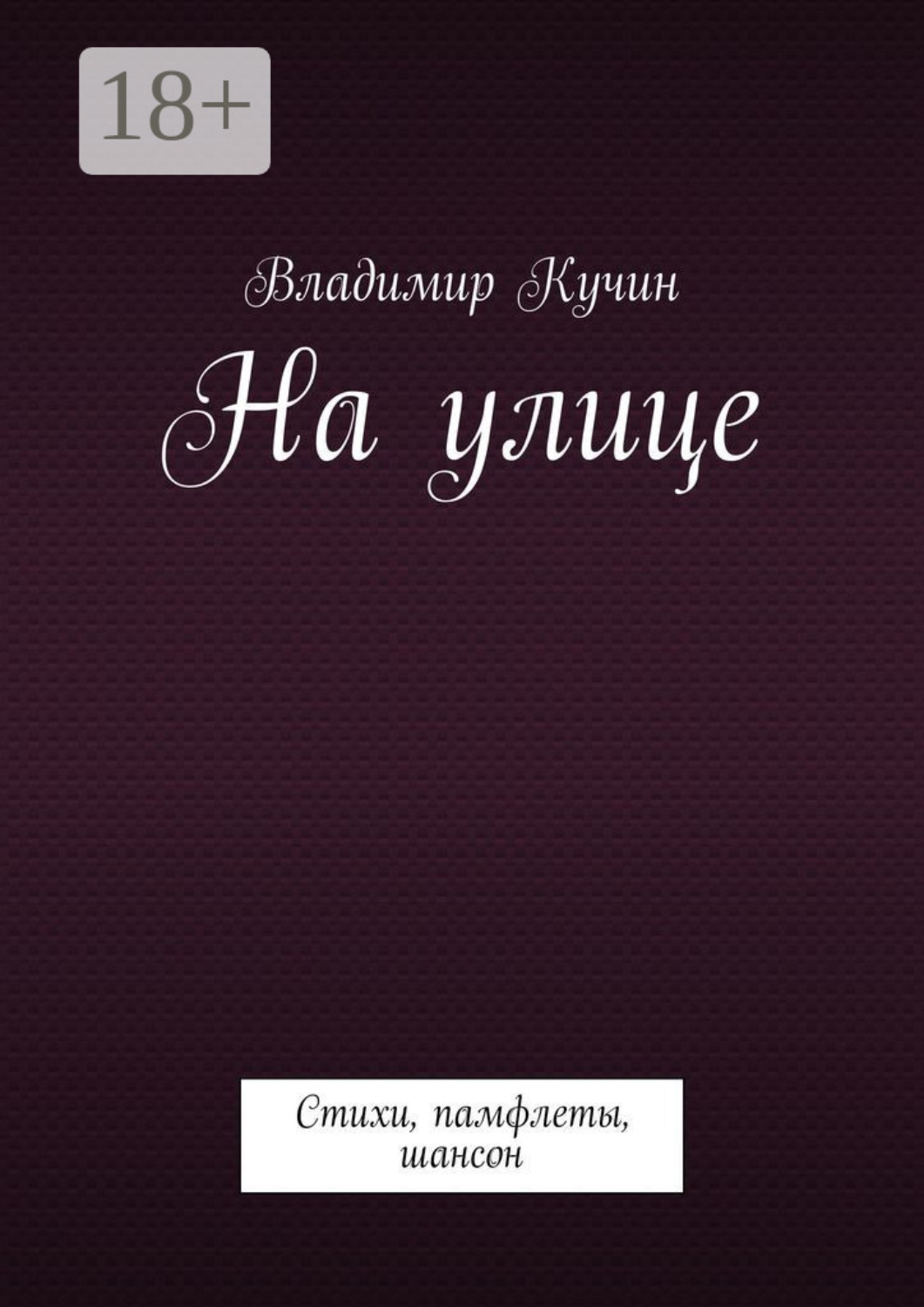 Обложка книги «На улице. Стихи, памфлеты, шансон»