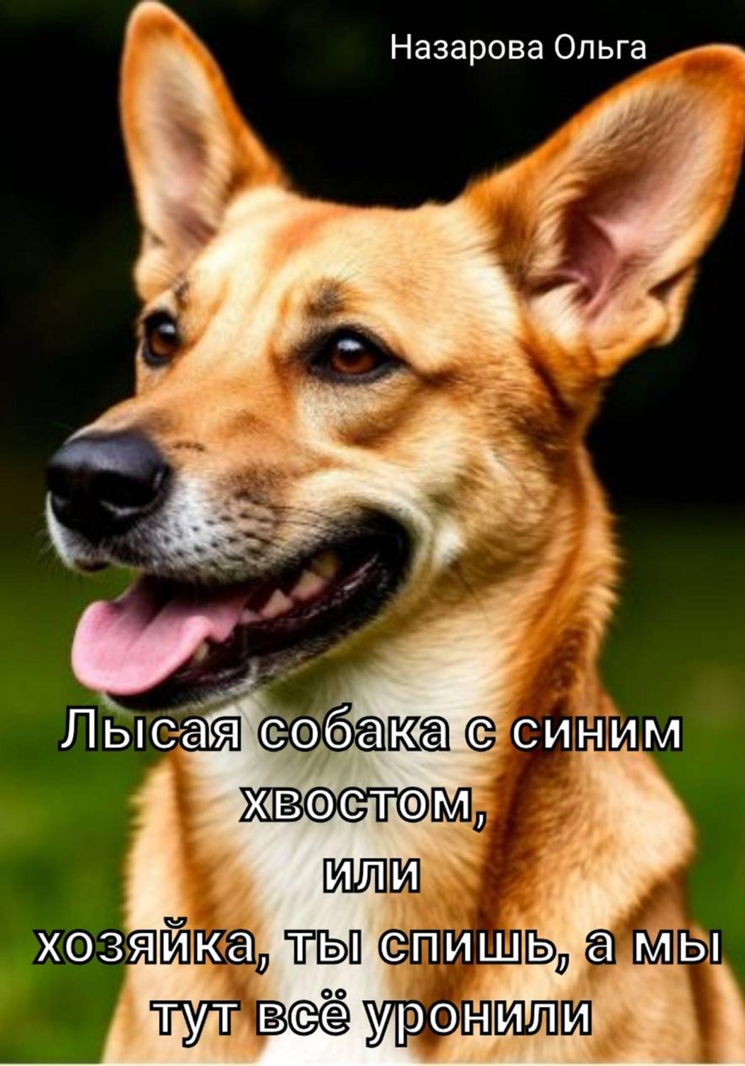 Обложка книги «Лысая собака с синим хвостом, или хозяйка, ты спишь, а мы тут всё уронили!»