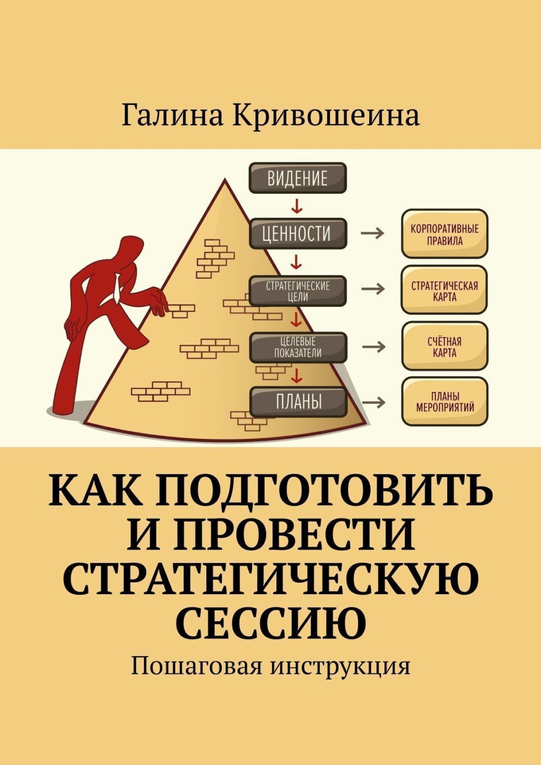 Обложка книги «Как подготовить и провести стратегическую сессию. Пошаговая инструкция»