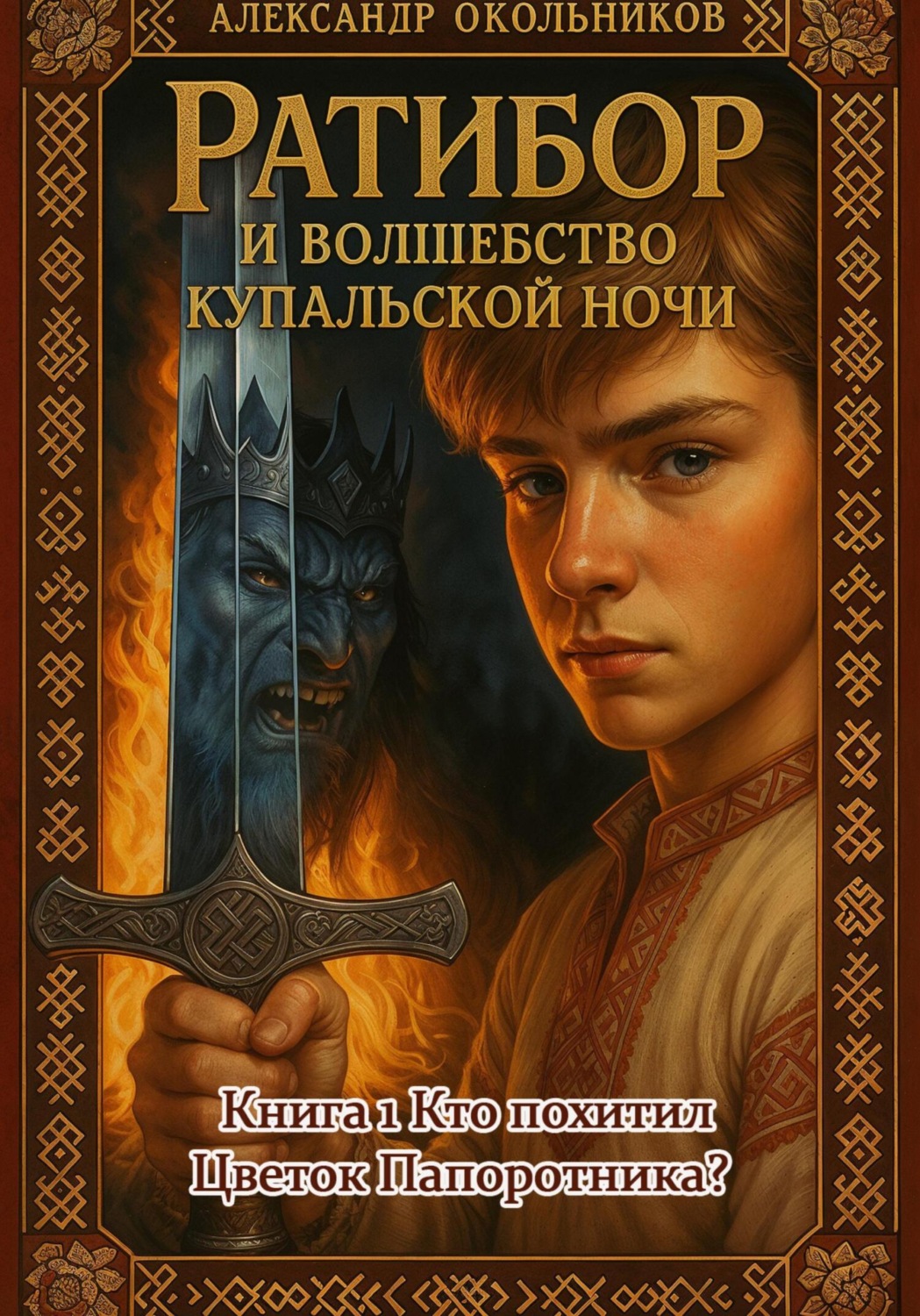 Обложка книги «Ратибор и волшебство Купальской ночи. Книга 1. Кто похитил Цветок Папоротника»