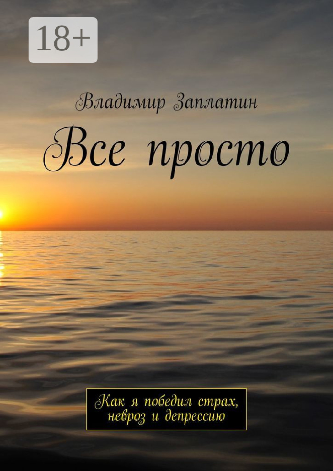 Обложка книги «Все просто. Как я победил страх, невроз и депрессию»
