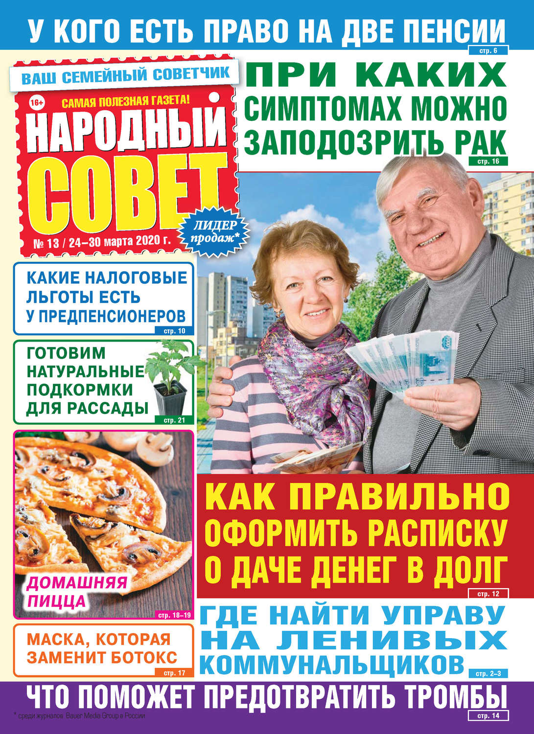 Обложка книги «Народный совет №13/2020»