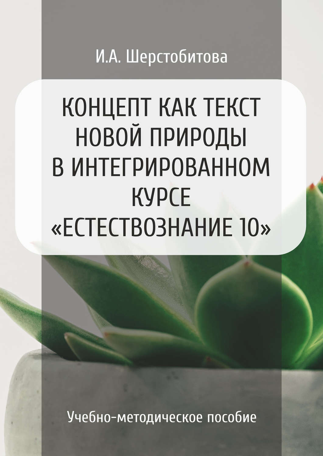 Обложка книги «Концепт как текст новой природы в интегрированном курсе «Естествознание 10»»