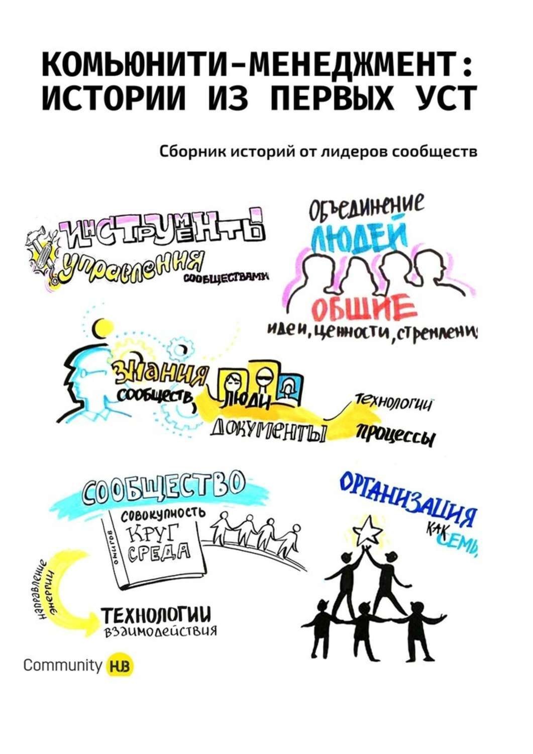 Обложка книги «Комьюнити-менеджмент: истории из первых уст. Сборник историй от лидеров сообществ»