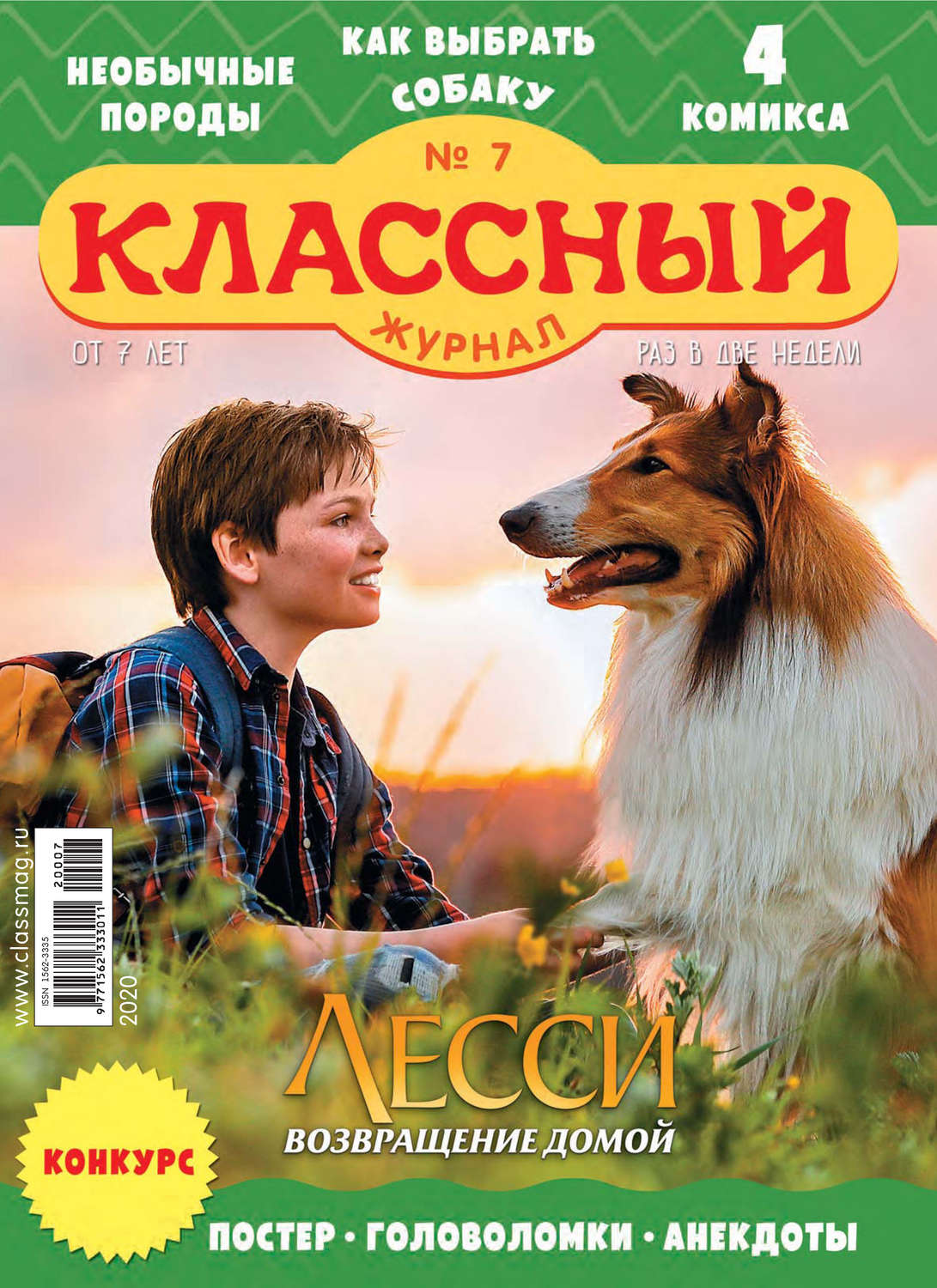 Обложка книги «Классный журнал №07/2020»