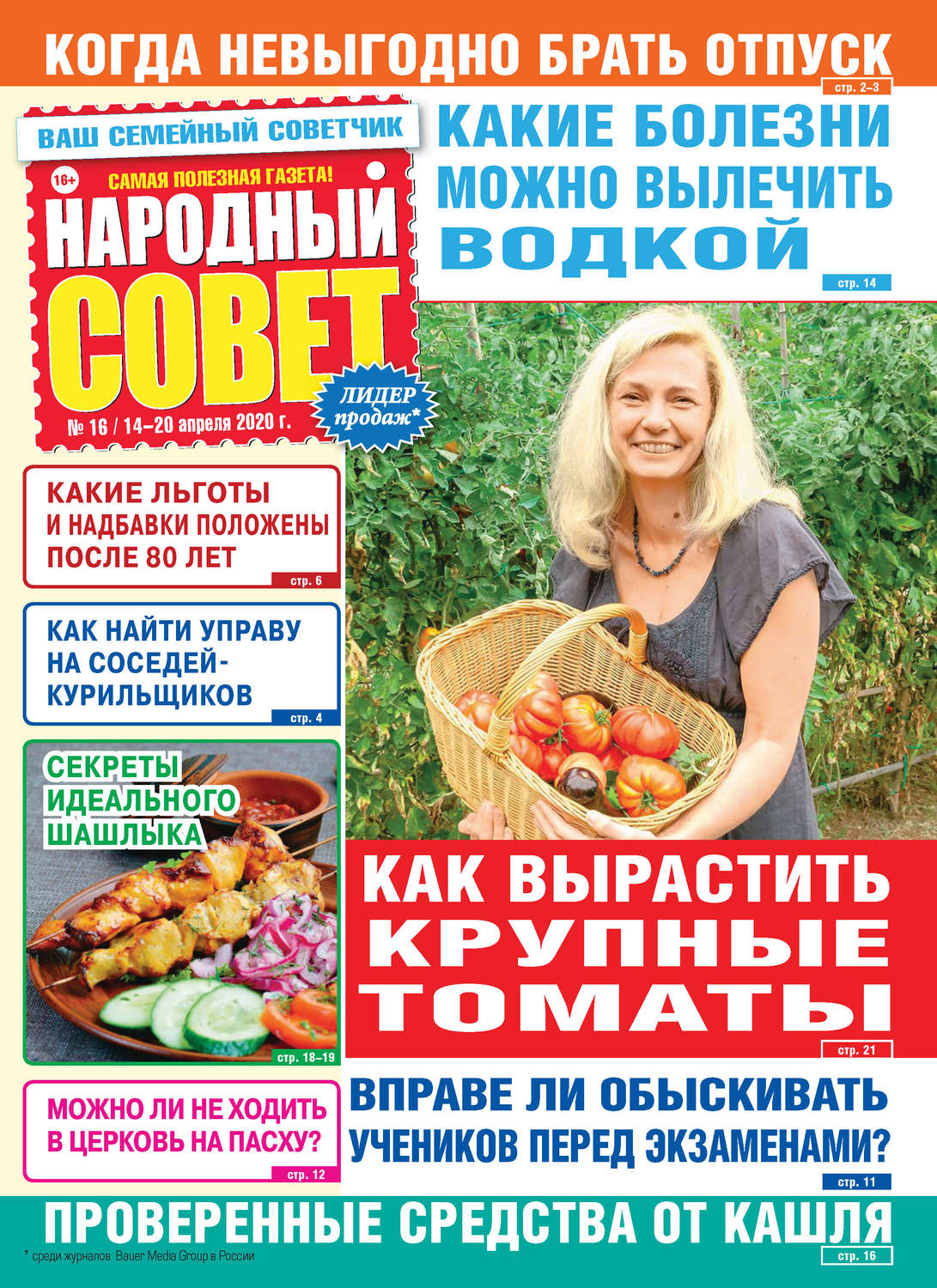 Обложка книги «Народный совет №16/2020»