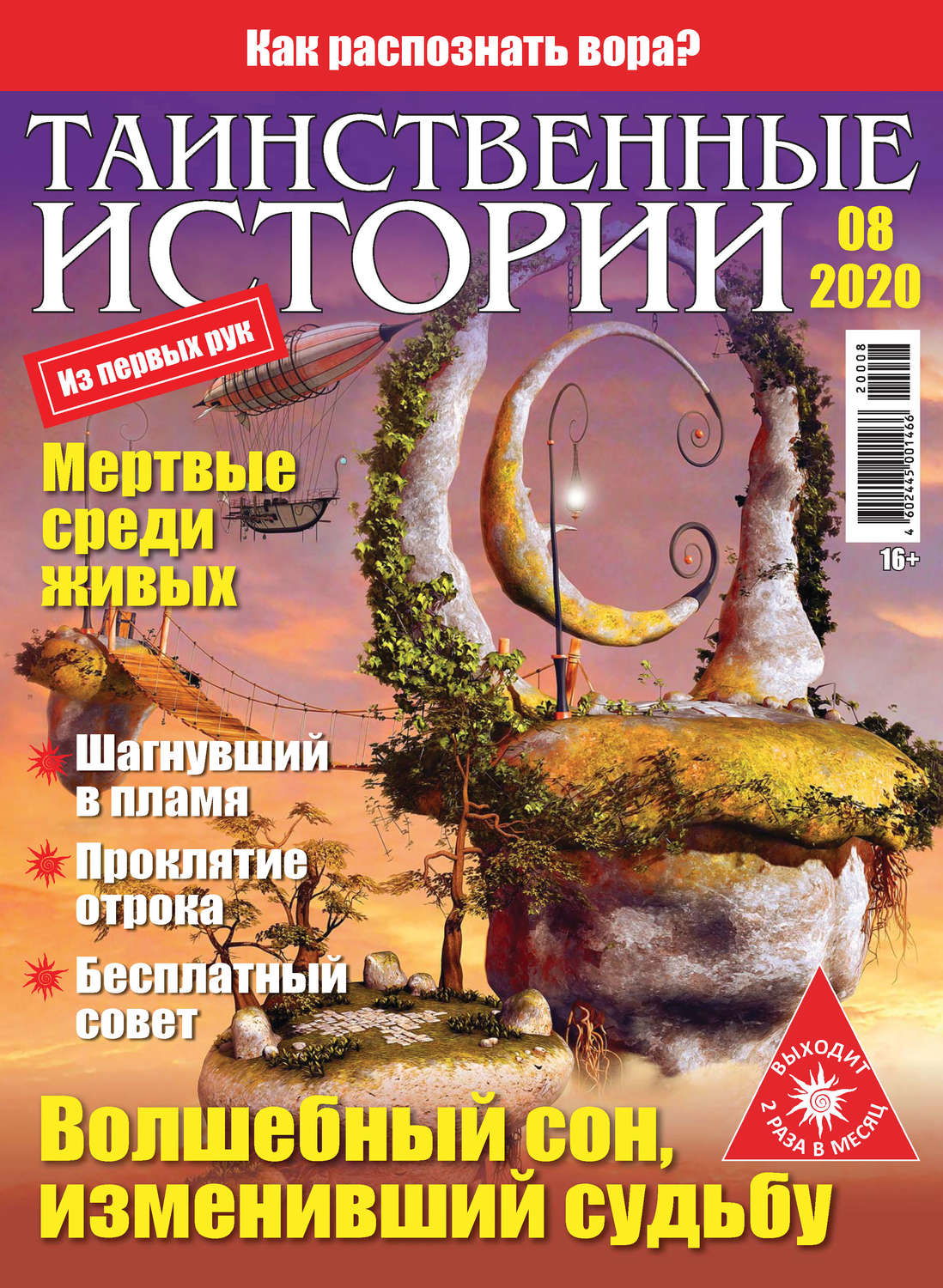 Обложка книги «Таинственные истории №08/2020»
