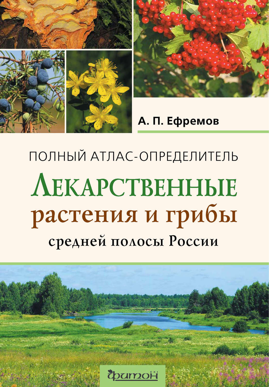 Обложка книги «Лекарственные растения и грибы средней полосы России»