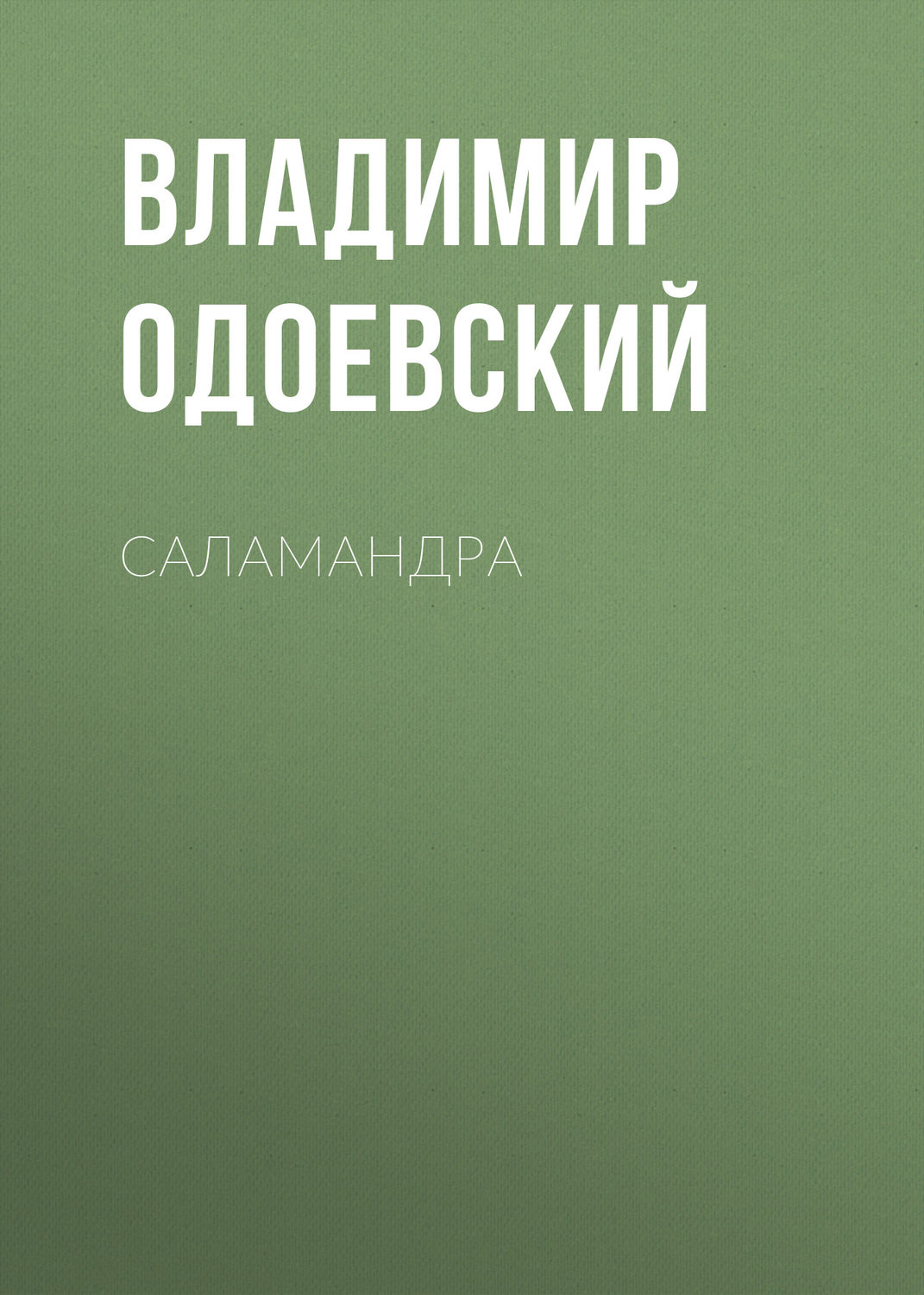 Обложка книги «Саламандра»