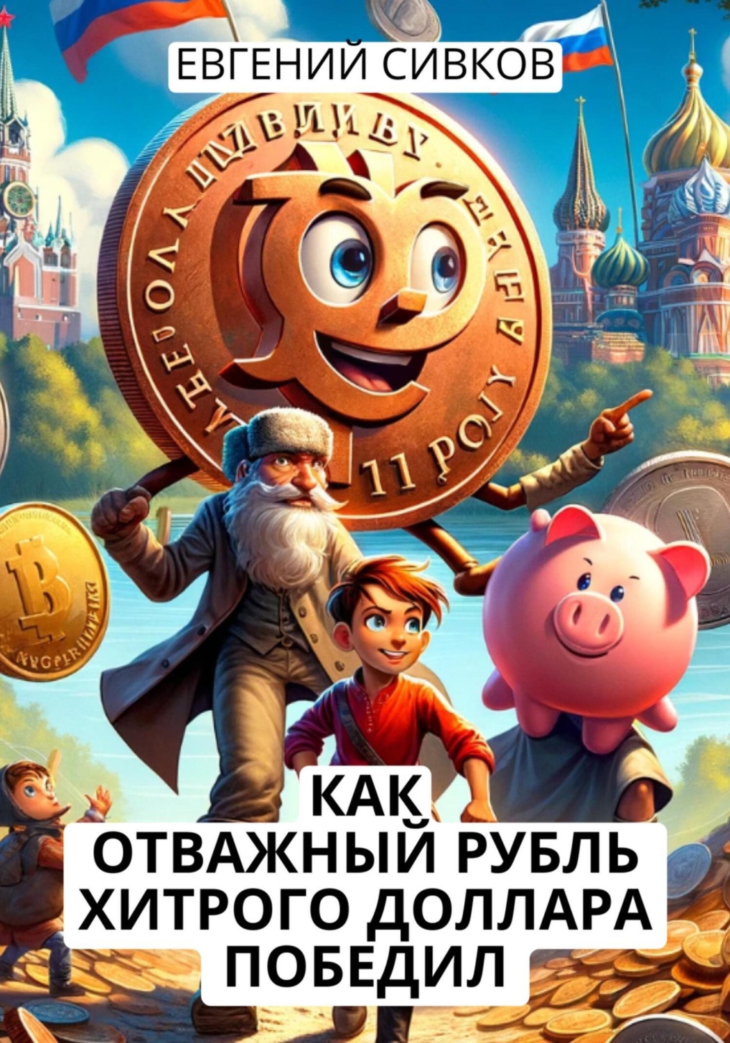Обложка книги «Как отважный рубль хитрого доллара победил»