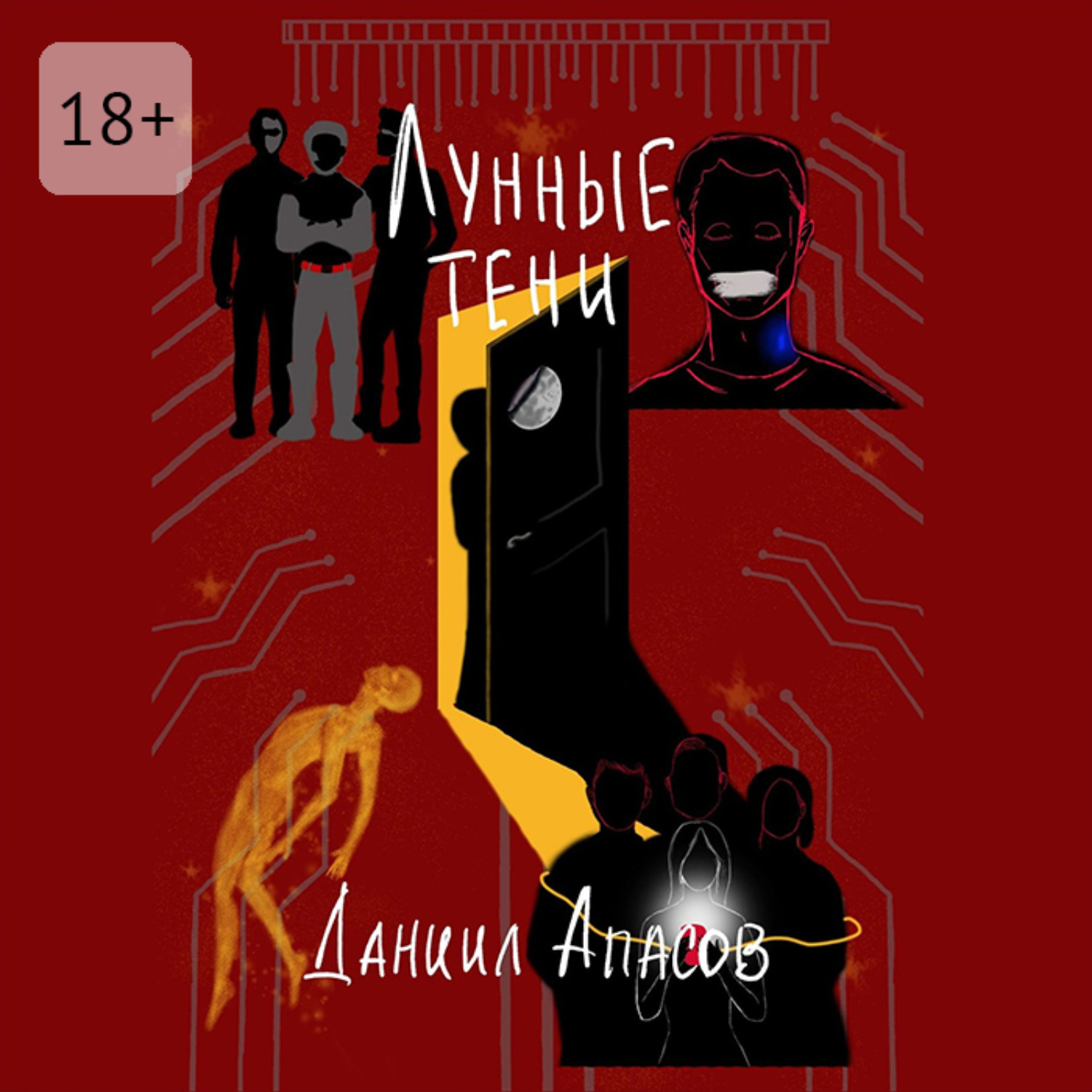 Обложка книги «Лунные тени. Параллельно задавая вопрос»