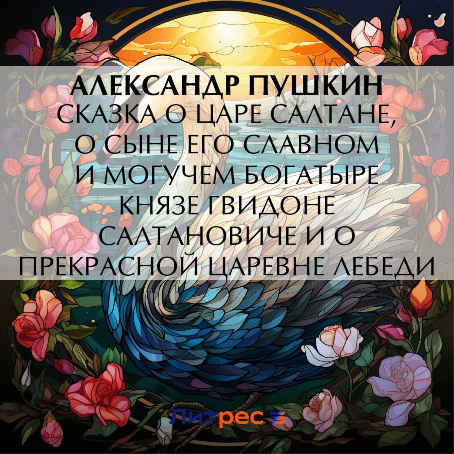 Обложка книги «Сказка о царе Салтане, о сыне его славном и могучем богатыре князе Гвидоне Салтановиче и о прекрасной царевне Лебеди»