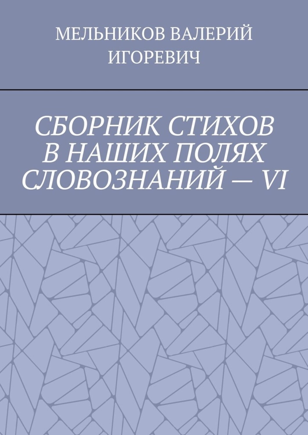 Обложка книги «СБОРНИК СТИХОВ В НАШИХ ПОЛЯХ СЛОВОЗНАНИЙ – VI»