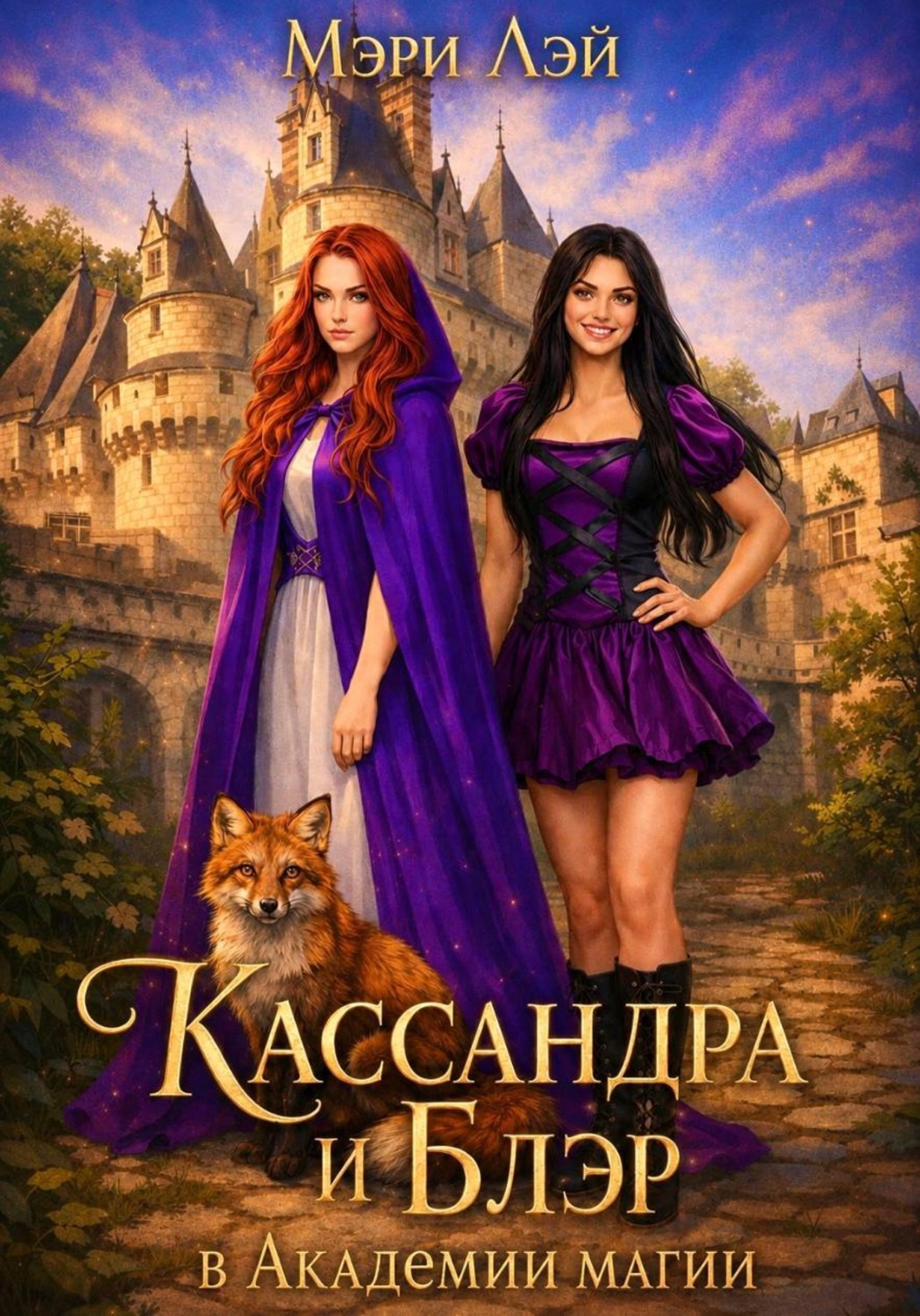 Обложка книги «Кассандра и Блэр в Академии магии»