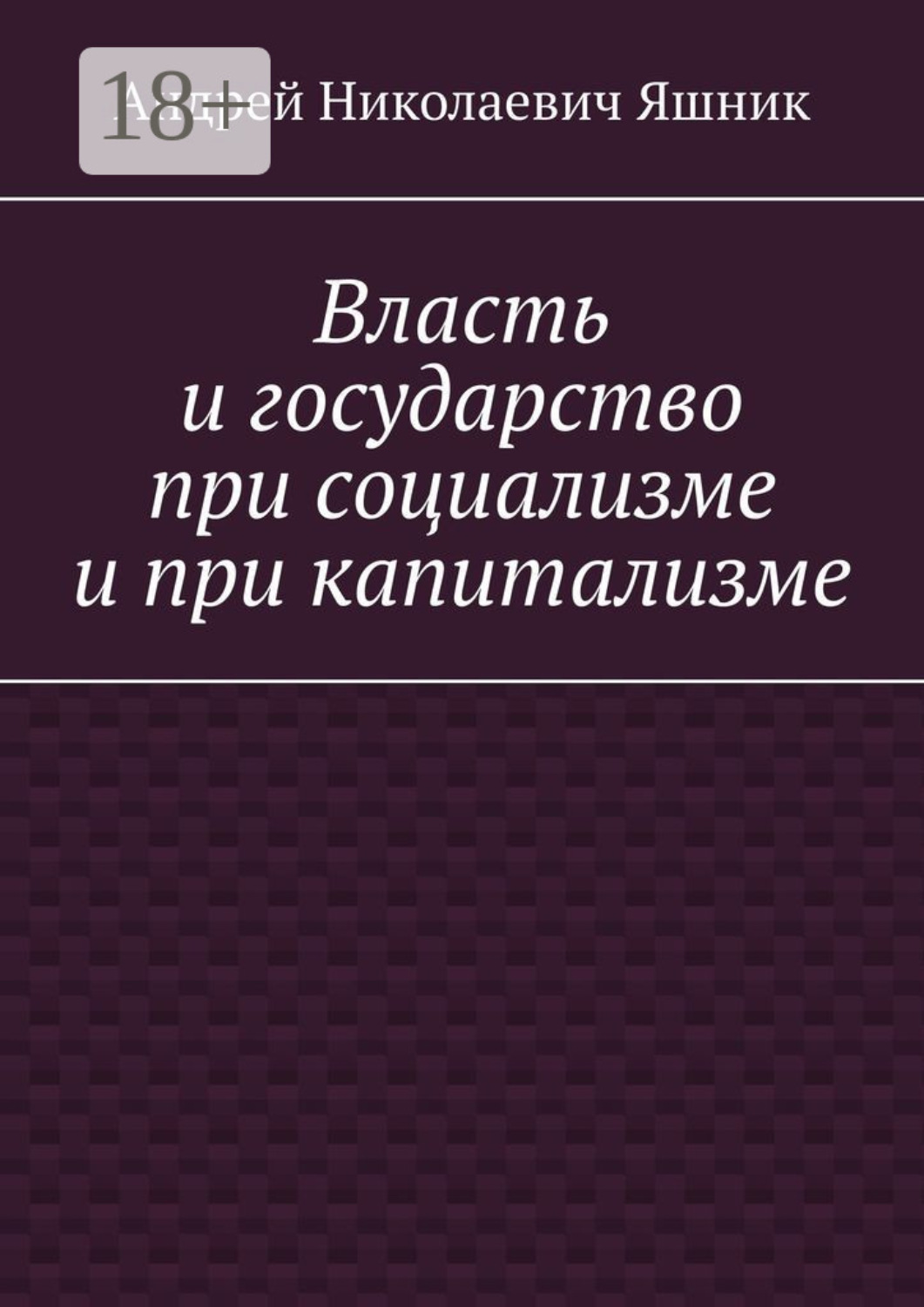 Обложка книги «Власть и государство при социализме и при капитализме»