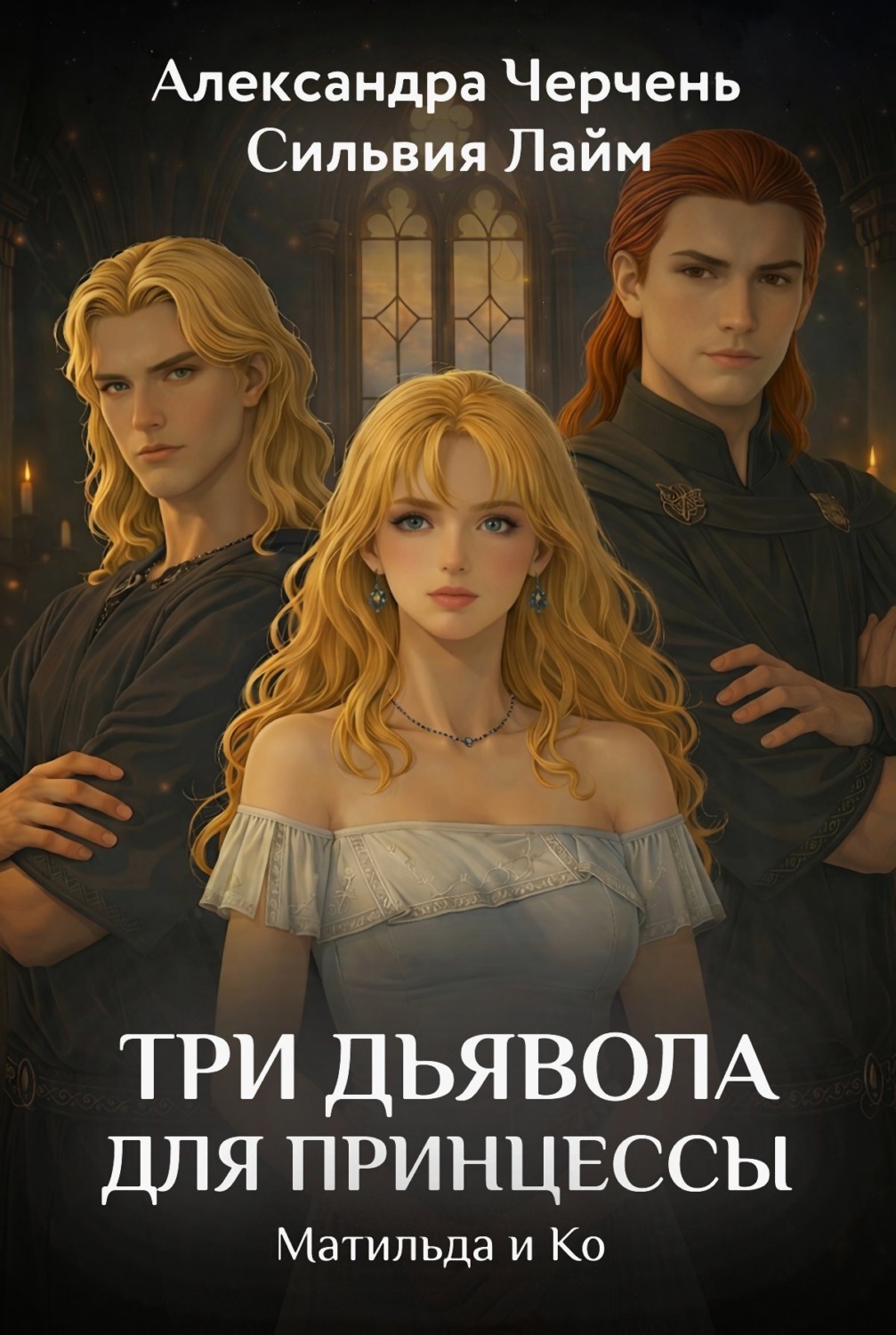 Обложка книги «Три дьявола для принцессы»