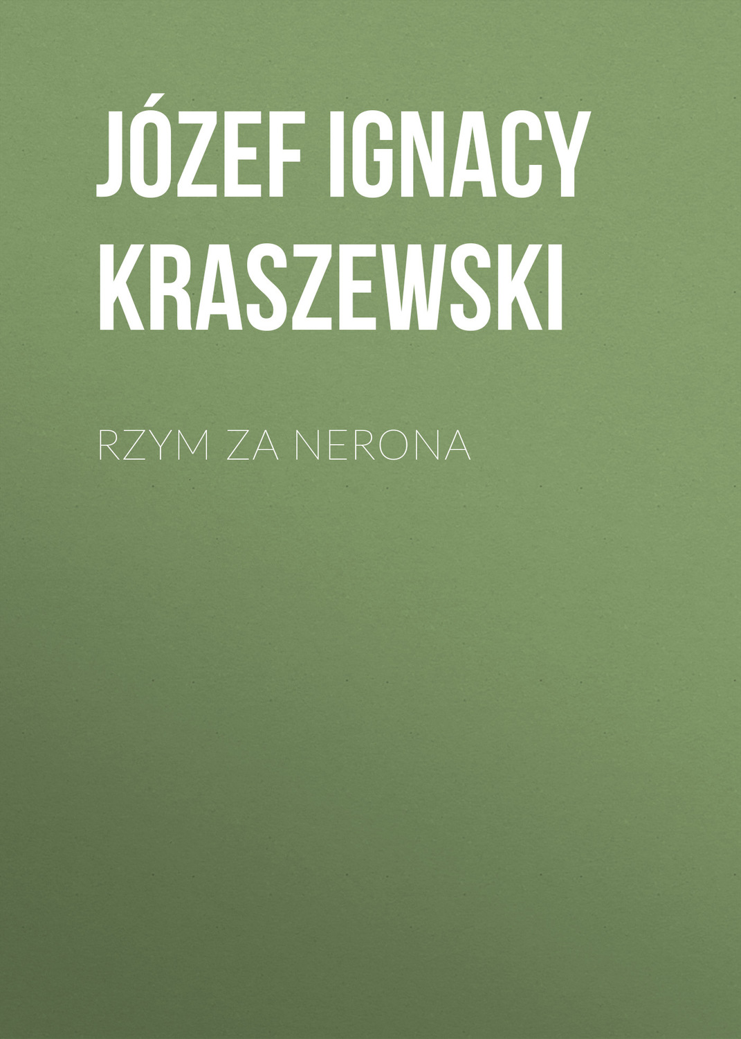 Обложка книги «Rzym za Nerona»