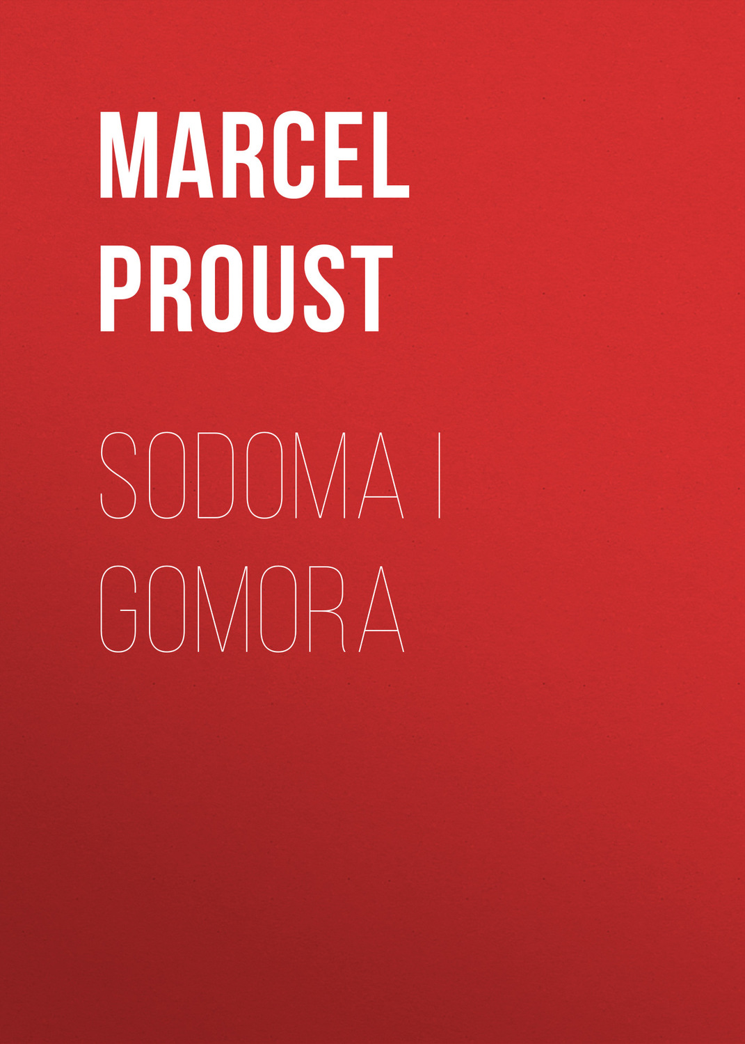 Обложка книги «Sodoma i Gomora»