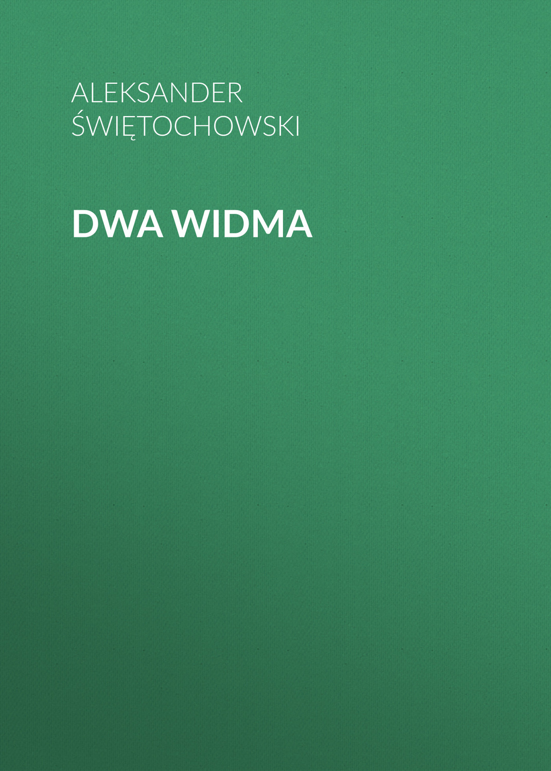 Обложка книги «Dwa widma»