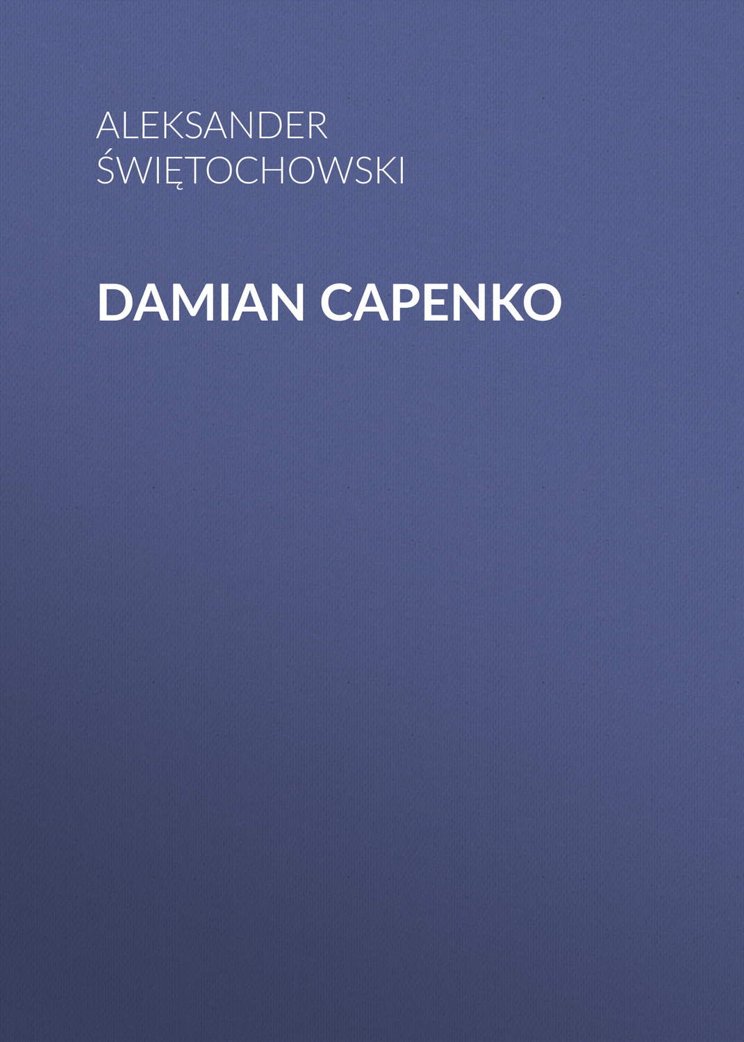 Обложка книги «Damian Capenko»