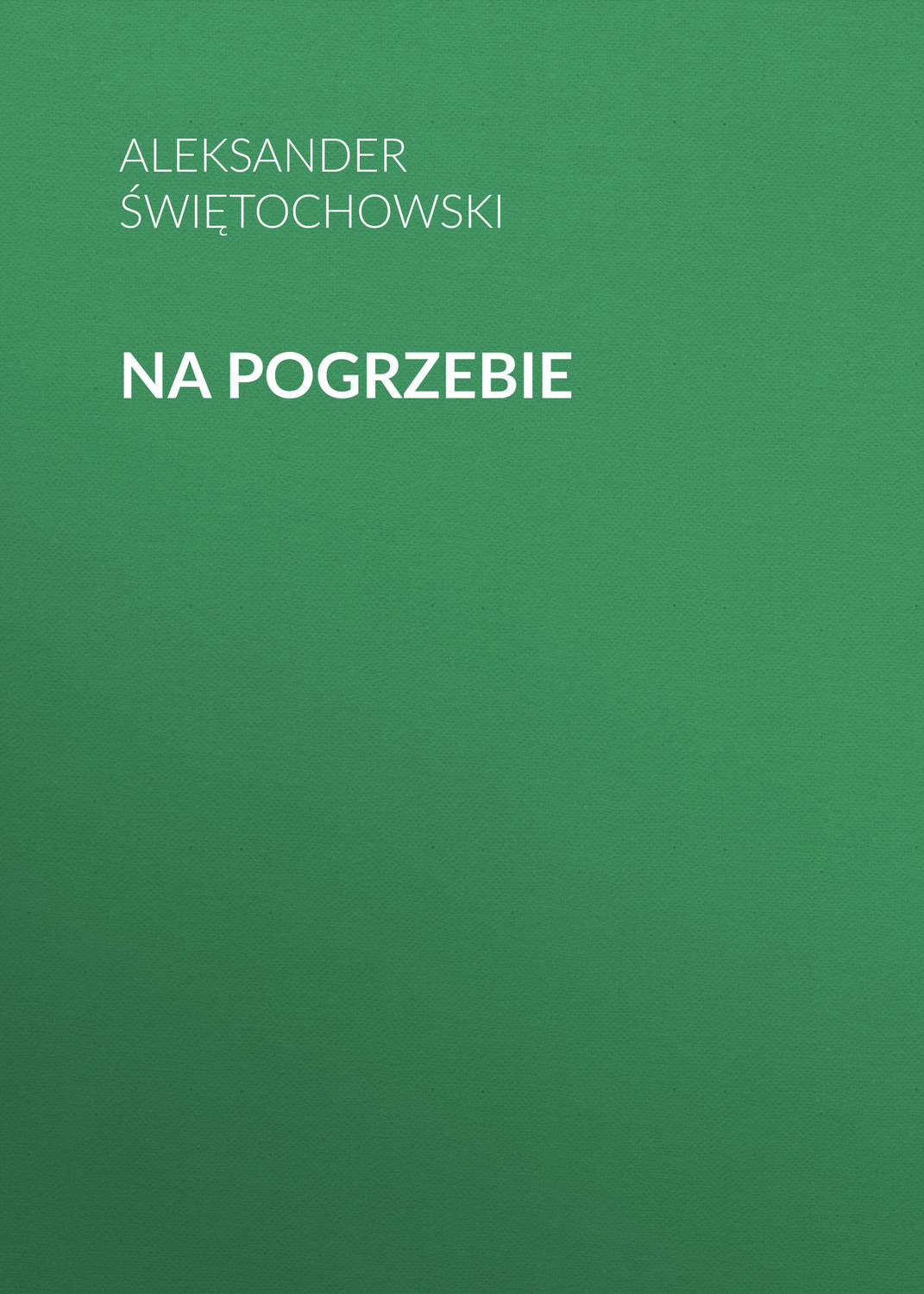 Обложка книги «Na pogrzebie»
