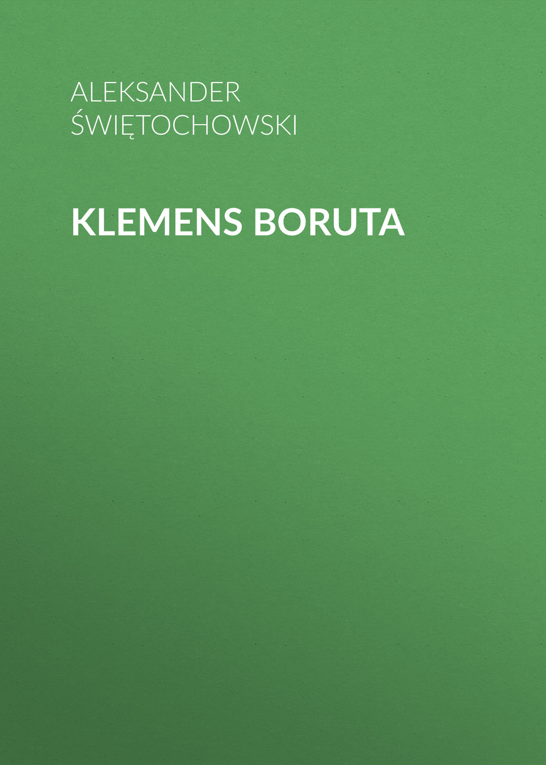 Обложка книги «Klemens Boruta»