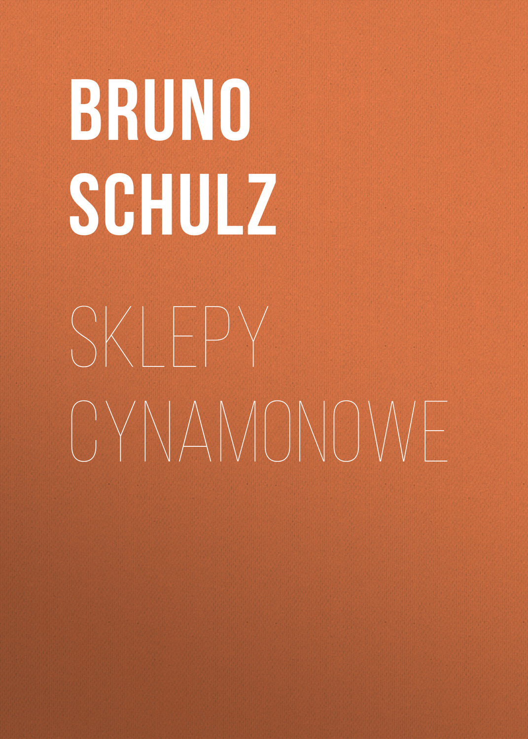 Обложка книги «Sklepy cynamonowe»