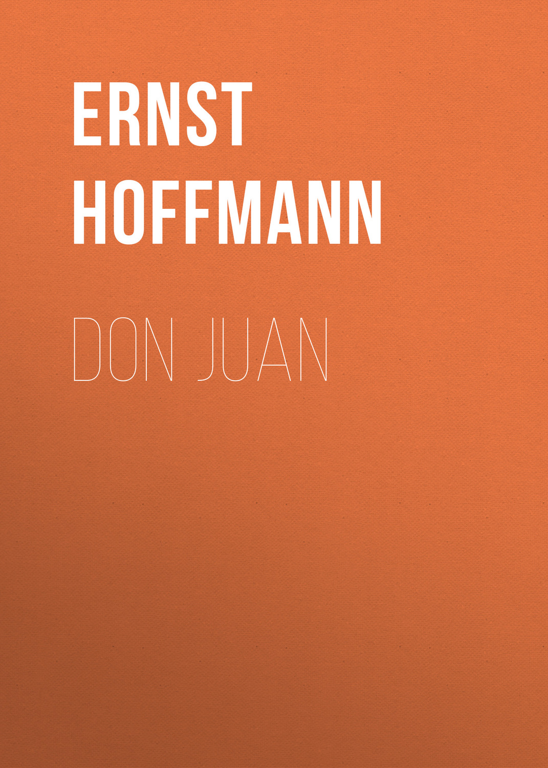 Обложка книги «Don Juan»