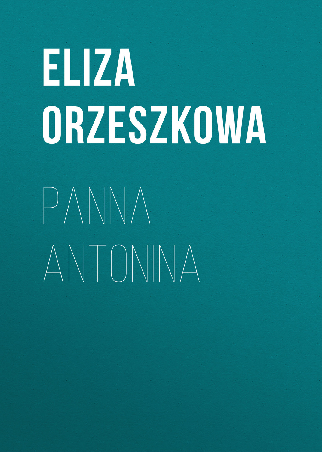 Обложка книги «Panna Antonina»