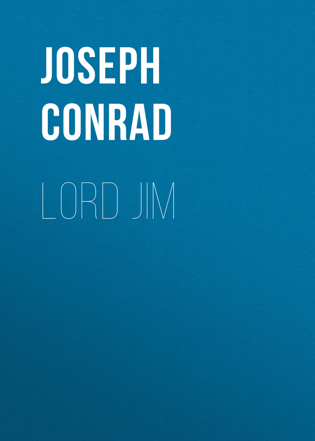 Обложка книги «Lord Jim»
