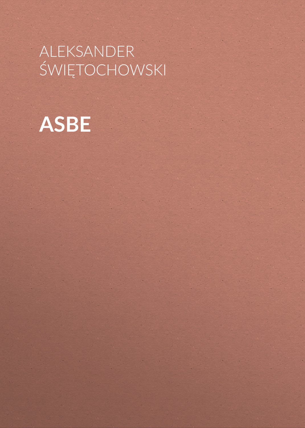 Обложка книги «Asbe»