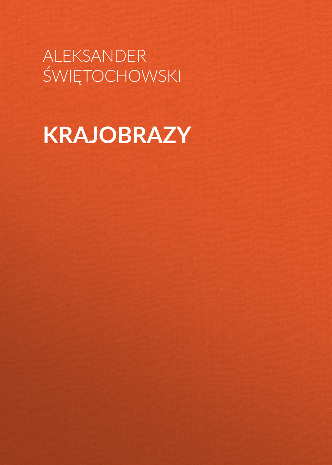 Обложка книги «Krajobrazy»