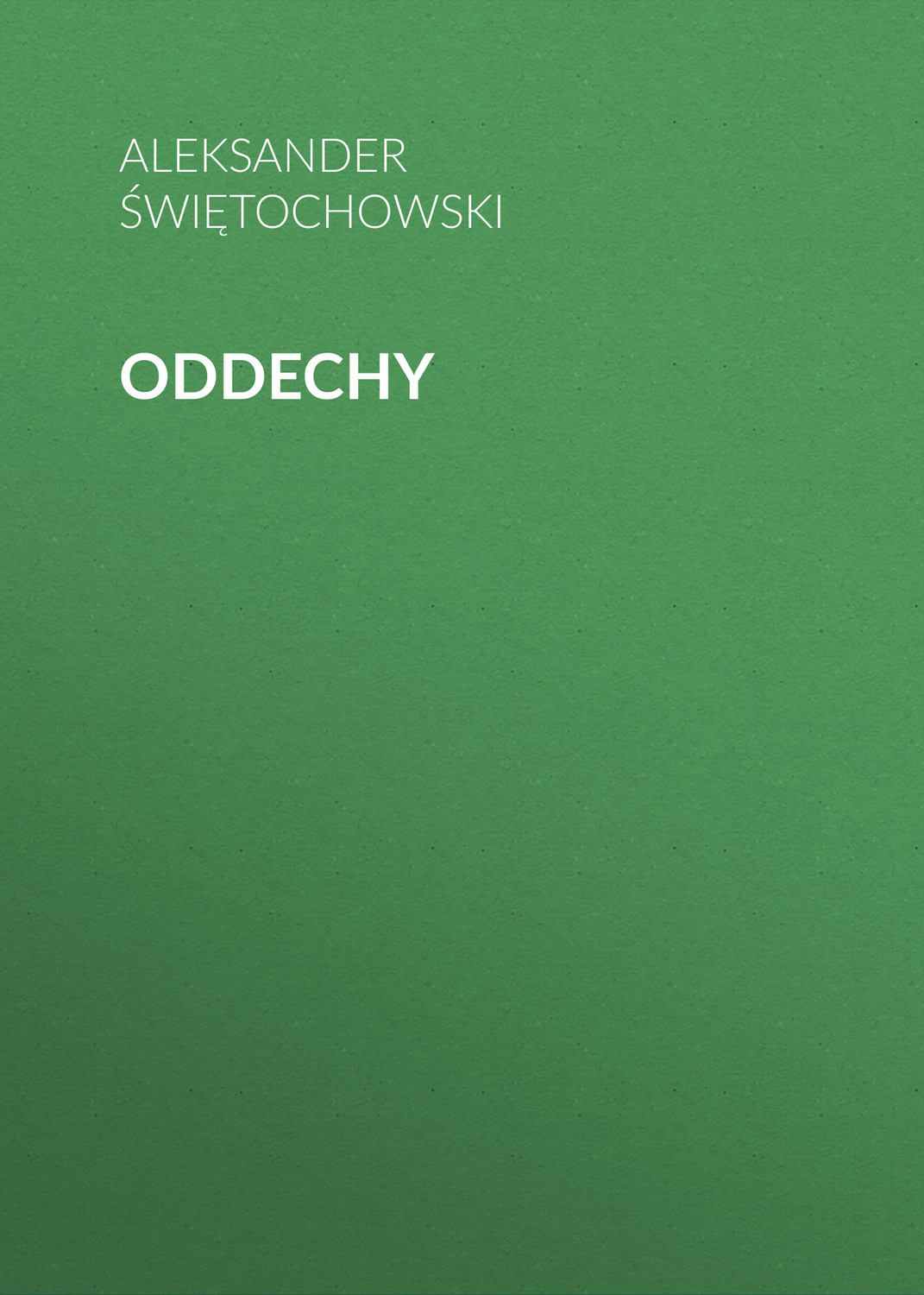 Обложка книги «Oddechy»
