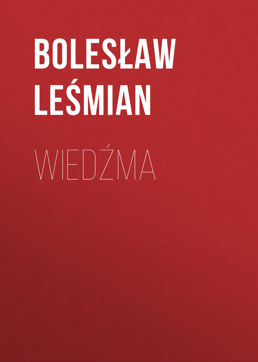 Обложка книги «Wiedźma»